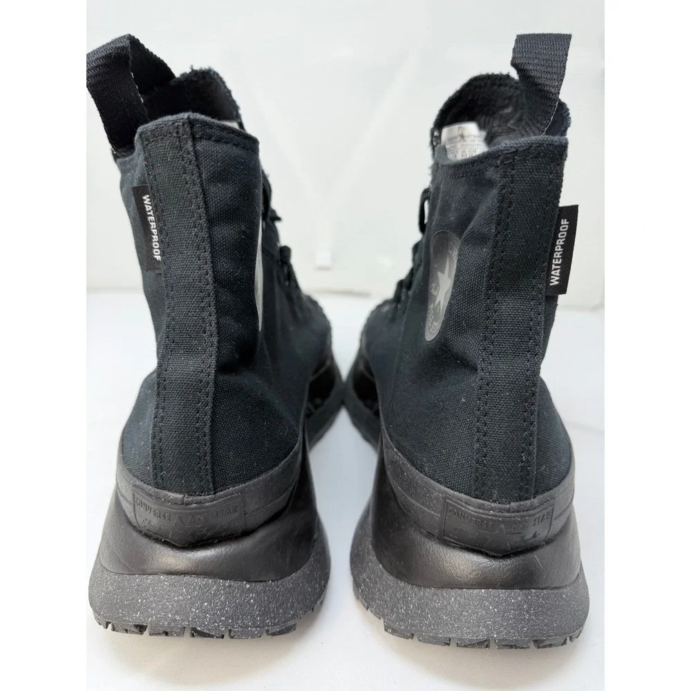Converse Chuck 70 AT-CX Waterproof Boots Triple Black A03274C Mens 10.5 Women 12